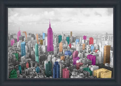 Manhattan Skyline Colour